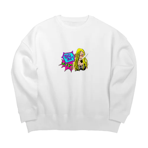 弱肉強食　鬼霊那秘徒 Big Crew Neck Sweatshirt