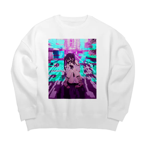 あなたとはしたくないです Big Crew Neck Sweatshirt