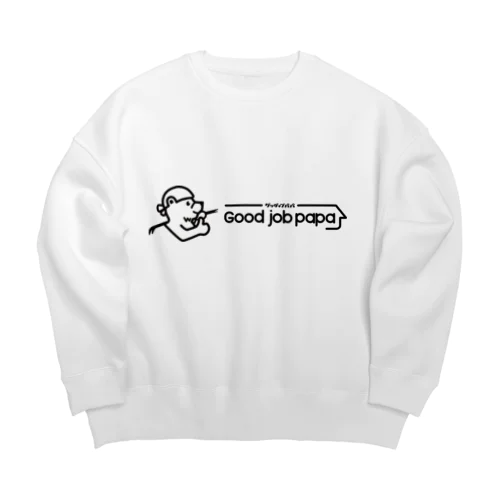 可愛いグッジョブくん Big Crew Neck Sweatshirt