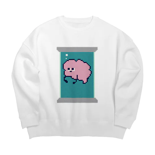 のーうーくん(ドット) Big Crew Neck Sweatshirt