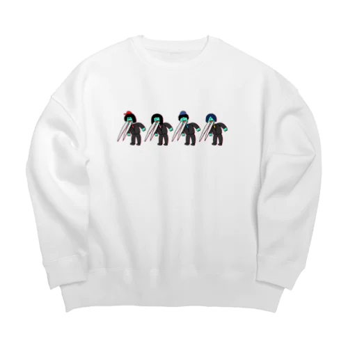 恐怖のドラキュラ Big Crew Neck Sweatshirt