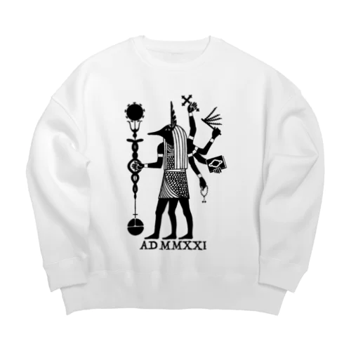 【疫病退散】アヌビエ2021 Big Crew Neck Sweatshirt