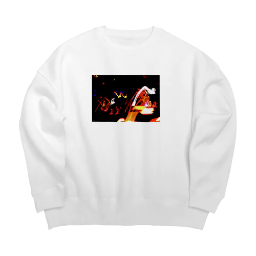 Urban electricity Midnight TOKYO Big Crew Neck Sweatshirt