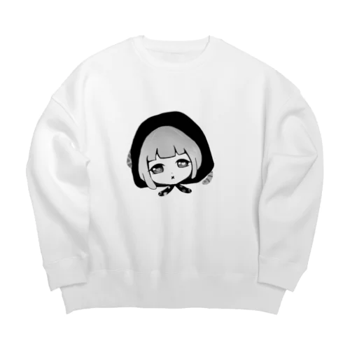 黒蜜みつこちゃん Big Crew Neck Sweatshirt