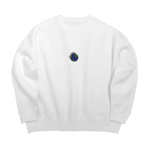 THE EARTH Big Crew Neck Sweatshirt