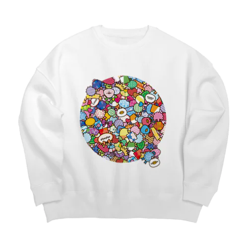 ピヨピヨちぴよ⁻ギフト01⁻ Big Crew Neck Sweatshirt