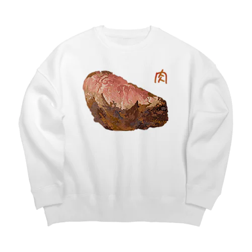 肉 Big Crew Neck Sweatshirt