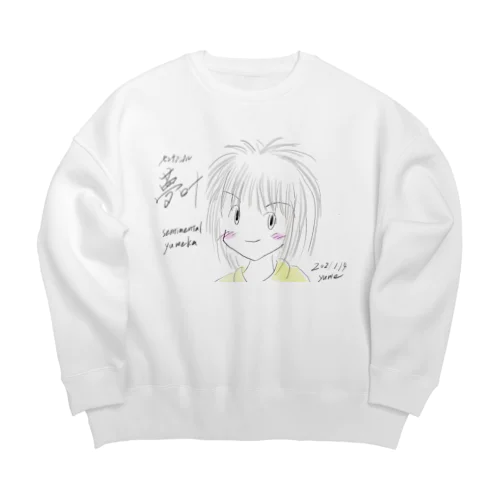 センチメンタル夢叶 Big Crew Neck Sweatshirt