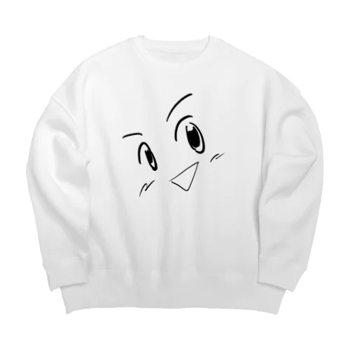 行くよ！ Big Crew Neck Sweatshirt