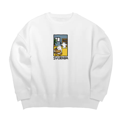 SYURABA Big Crew Neck Sweatshirt