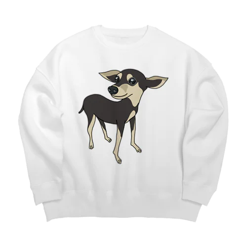 イケピンくん Big Crew Neck Sweatshirt