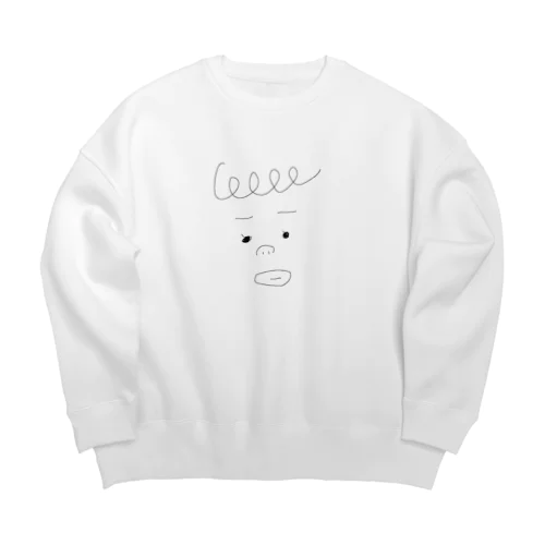 オモ子 Big Crew Neck Sweatshirt