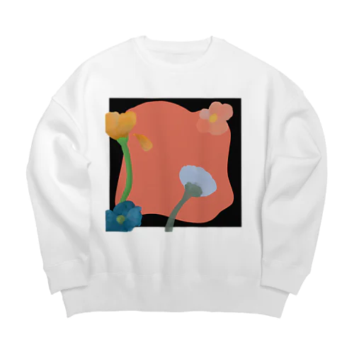 Flower Big Crew Neck Sweatshirt