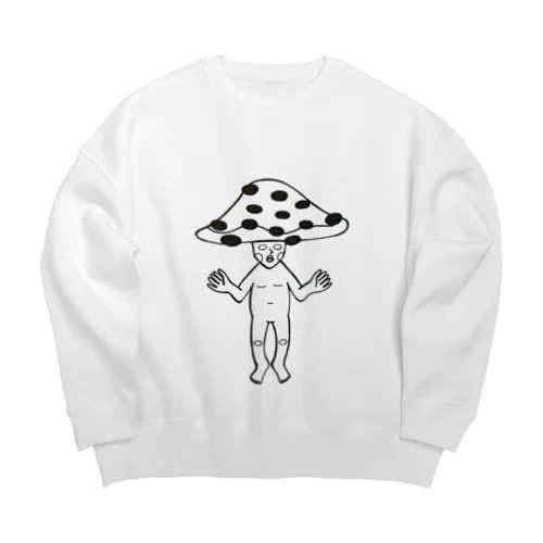 キノコビト Big Crew Neck Sweatshirt