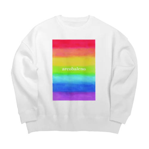 アルコバレーノ arcobaleno Big Crew Neck Sweatshirt