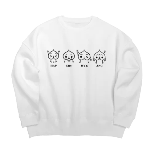 PEACH PET Big Crew Neck Sweatshirt