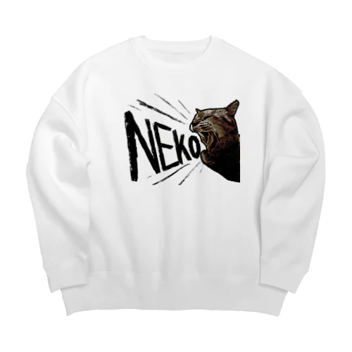 NEKO！ Big Crew Neck Sweatshirt
