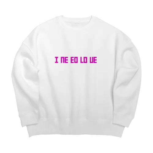 needlove Big Crew Neck Sweatshirt