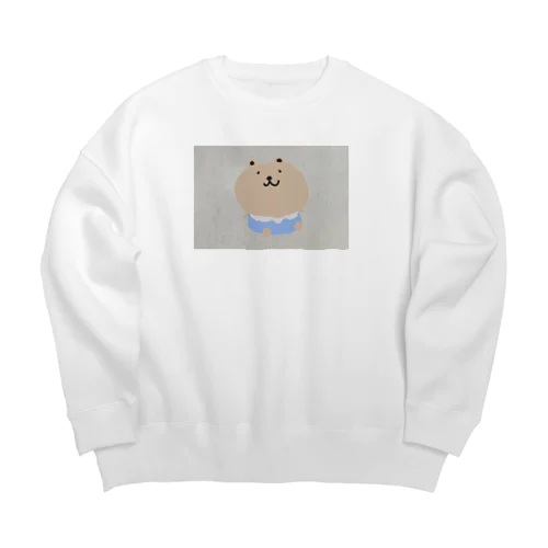 爽やかくまちゃん Big Crew Neck Sweatshirt