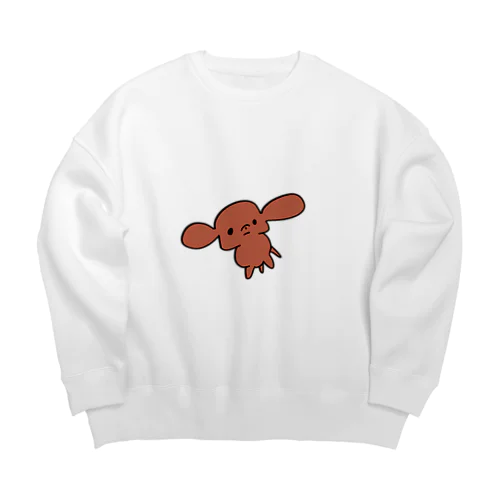 虚無プードル Big Crew Neck Sweatshirt