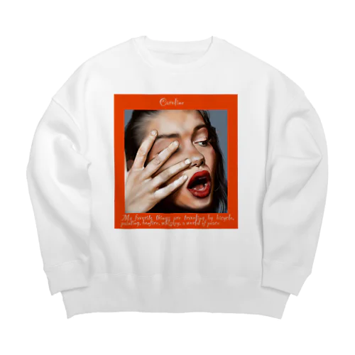 ©️aroline Big Crew Neck Sweatshirt