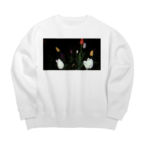 ちゅりぷー Big Crew Neck Sweatshirt