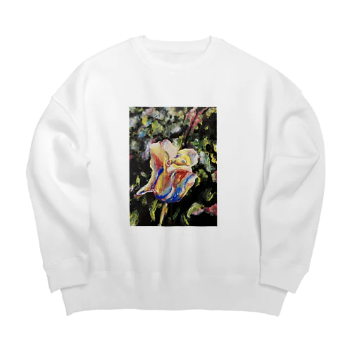 夜の花 Big Crew Neck Sweatshirt