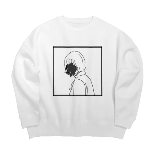 忘れちゃダメなひと Big Crew Neck Sweatshirt