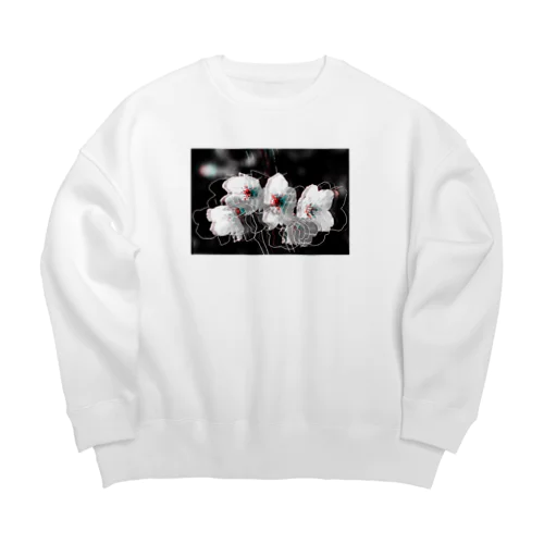 桜ビット Big Crew Neck Sweatshirt