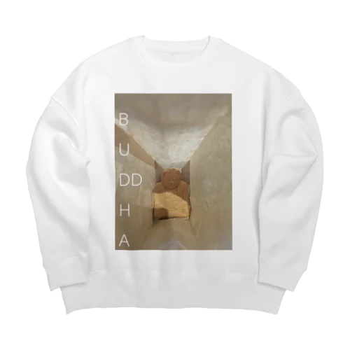 BUDDHA's Japanese sweets Big Crew Neck Sweatshirt