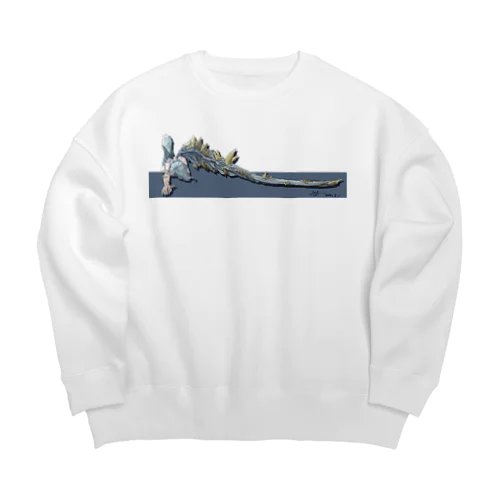 もう飛べない Big Crew Neck Sweatshirt