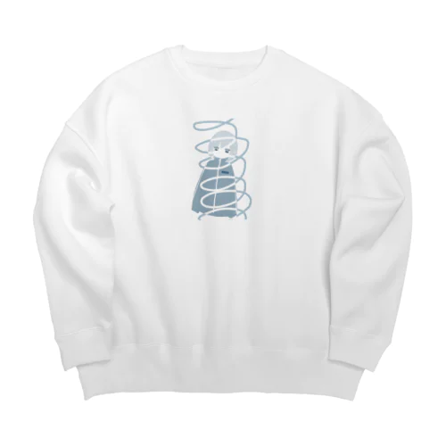 ねじねじ Big Crew Neck Sweatshirt