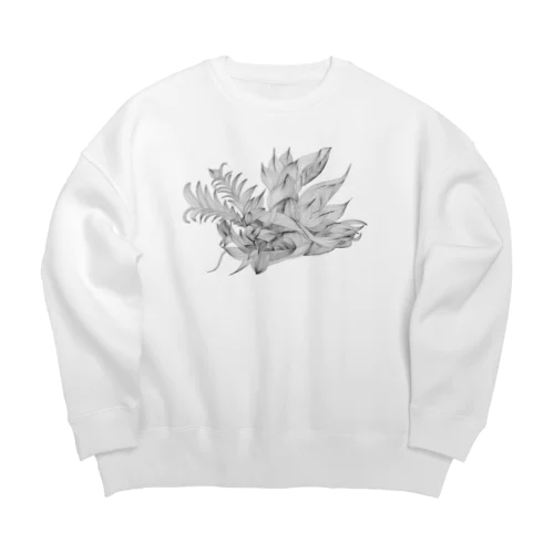 得体の知れない植物 Big Crew Neck Sweatshirt