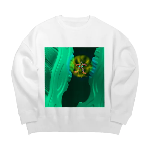 月面打破 Big Crew Neck Sweatshirt