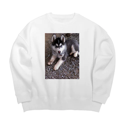 どろんこチョビくん Big Crew Neck Sweatshirt