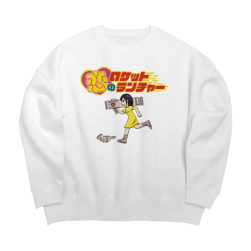 恋のロケットランチャー Big Crew Neck Sweatshirt