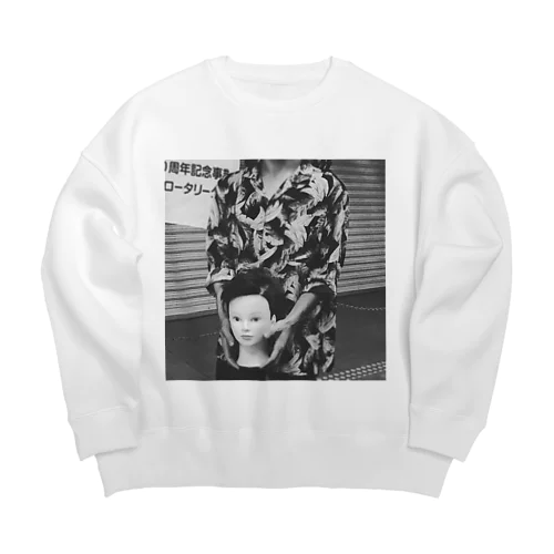 Banksy的な Big Crew Neck Sweatshirt