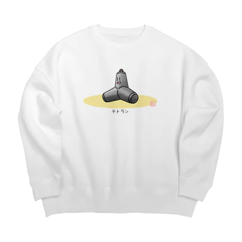 テトラン Big Crew Neck Sweatshirt