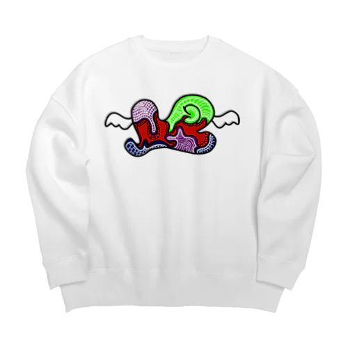 WING Big Crew Neck Sweatshirt