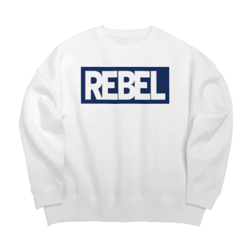 REBEL BLUE ビッグシルエットスウェット