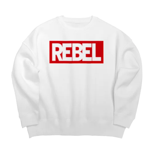 REBEL RED Big Crew Neck Sweatshirt