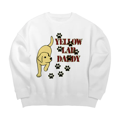 Yellow Lab Daddy　イエローラブラドール ビッグシルエットスウェット