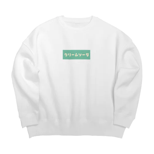 クリームソーダ グリーン Big Crew Neck Sweatshirt