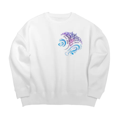 オリジナルデザイン Big Crew Neck Sweatshirt