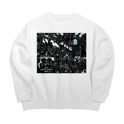 Home Sweet Hale ＜Dark Hawaii＞ Big Crew Neck Sweatshirt