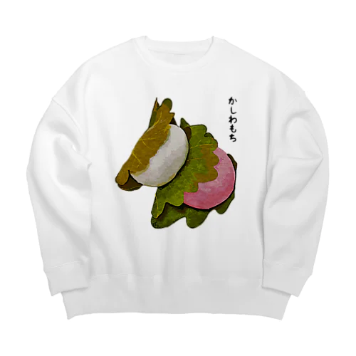 かしわもち_2105 Big Crew Neck Sweatshirt