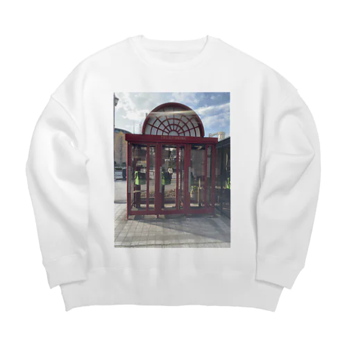 kohuyu赤い公衆電話 Big Crew Neck Sweatshirt