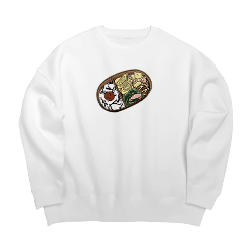 あるものでそれなり弁当 Big Crew Neck Sweatshirt