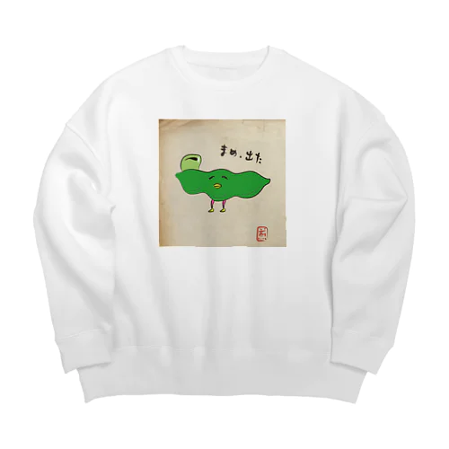 そらまめの助 Big Crew Neck Sweatshirt