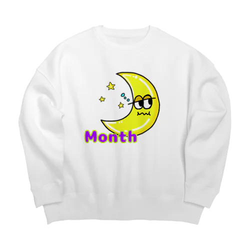 SleepingMonth Big Crew Neck Sweatshirt